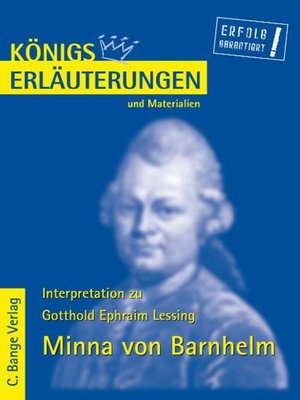 cover image of Minna von Barnhelm von Gotthold Ephraim Lessing. Textanalyse und Interpretation.